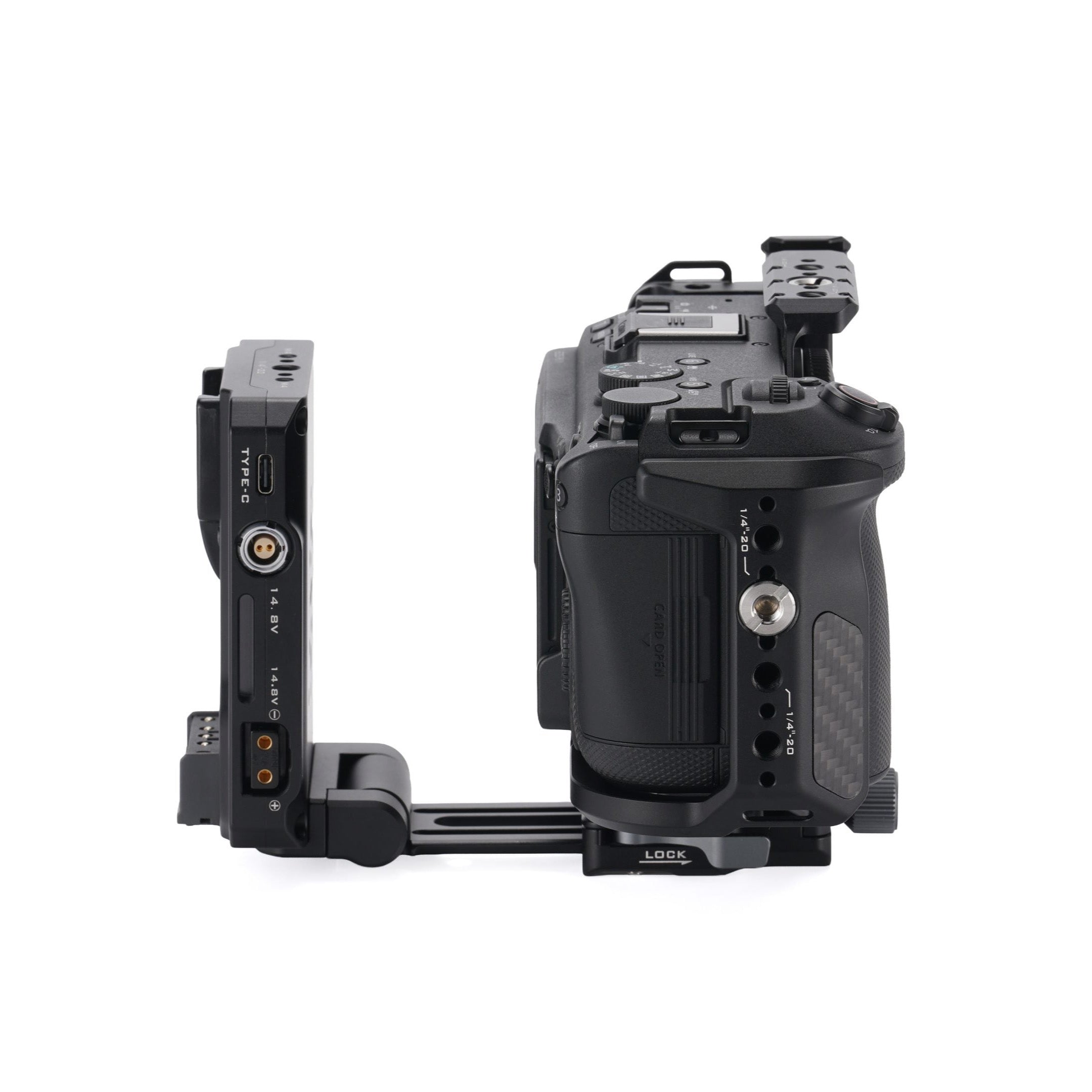 Camera Cage for Canon R6 V Power Kit - Black square product image 3