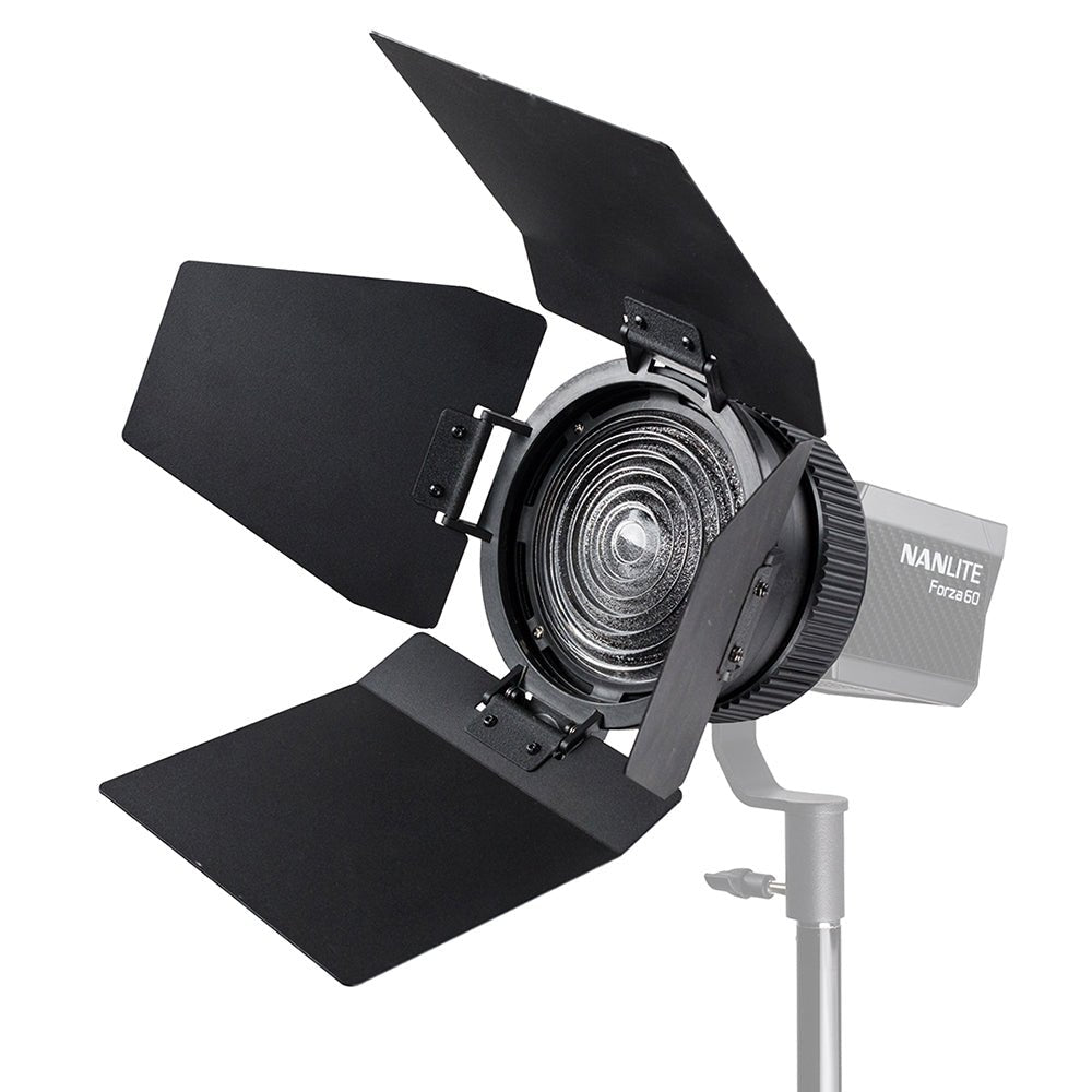 Nanlite FL-11 Fresnel Lens with Barndoors official product image 4