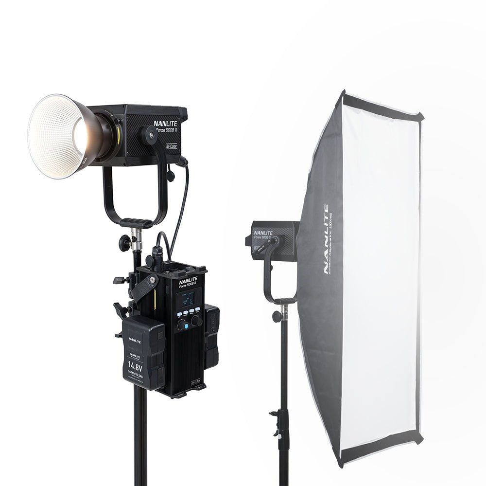 NANLITE Forza 500B II 2KIT LED Spot Light with Trolley Case product view 2