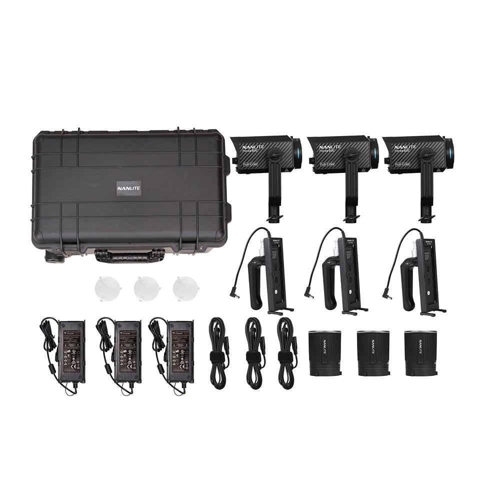 NANLITE Forza 60C 3KIT with Bowens Adapter & Case