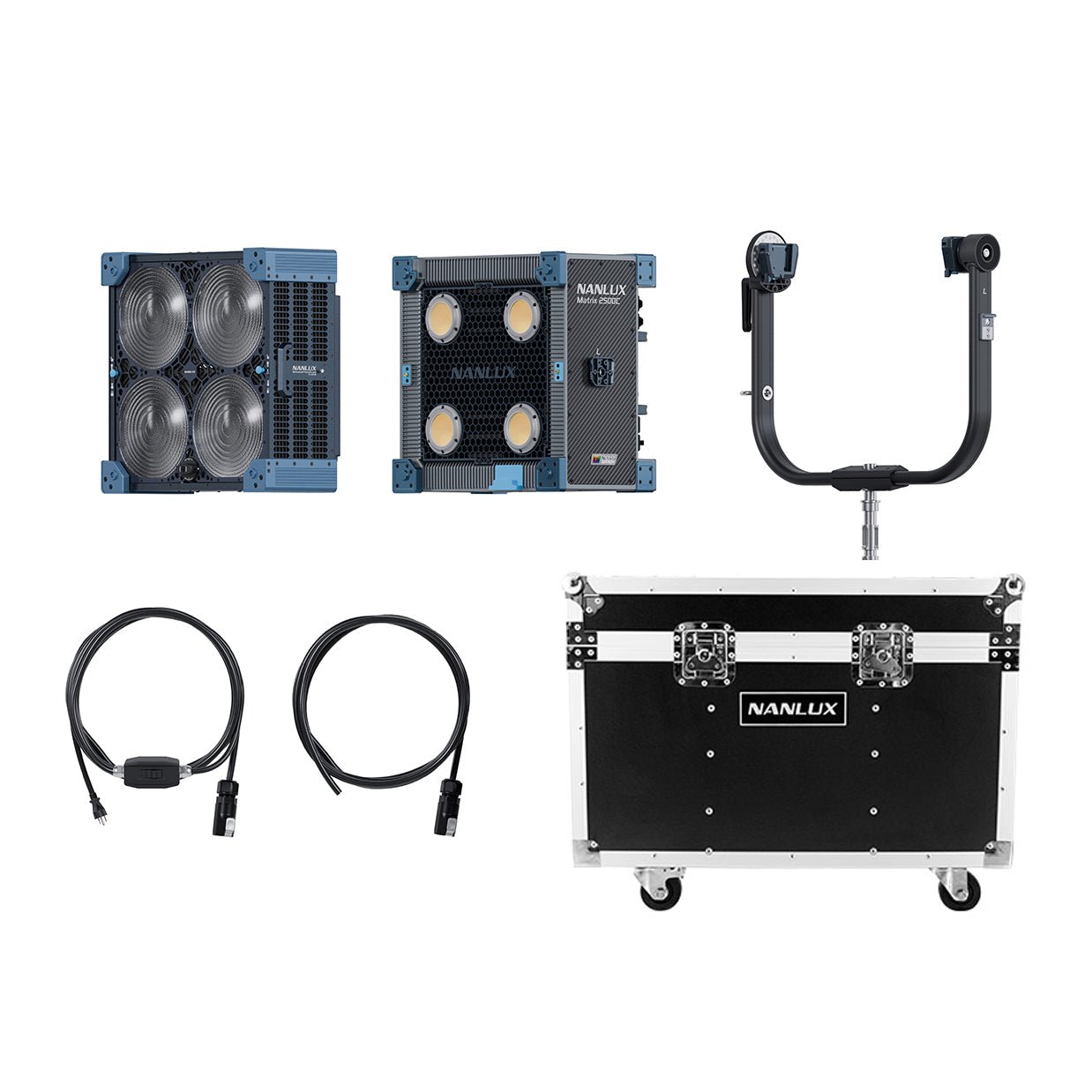 NANLUX Matrix 2500C LED Full-color Multi-source Spot Light with Flight Case