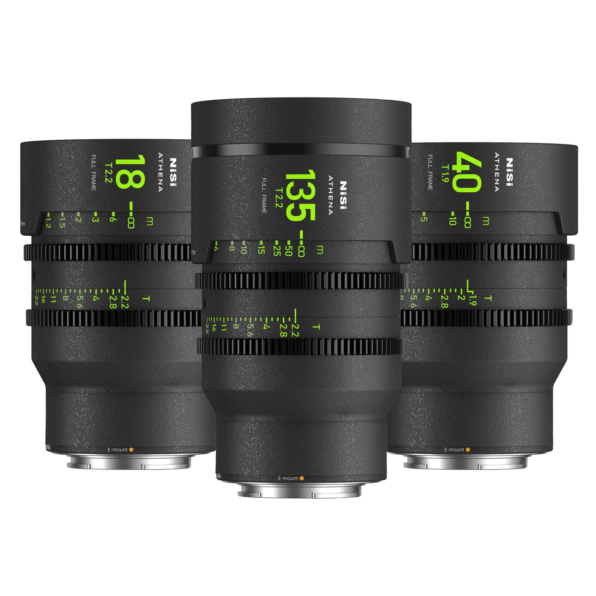 NiSi ATHENA PRIME 3-Lens Add-on Set (E Mount, No Drop-In Filter) - Film Gear Canada