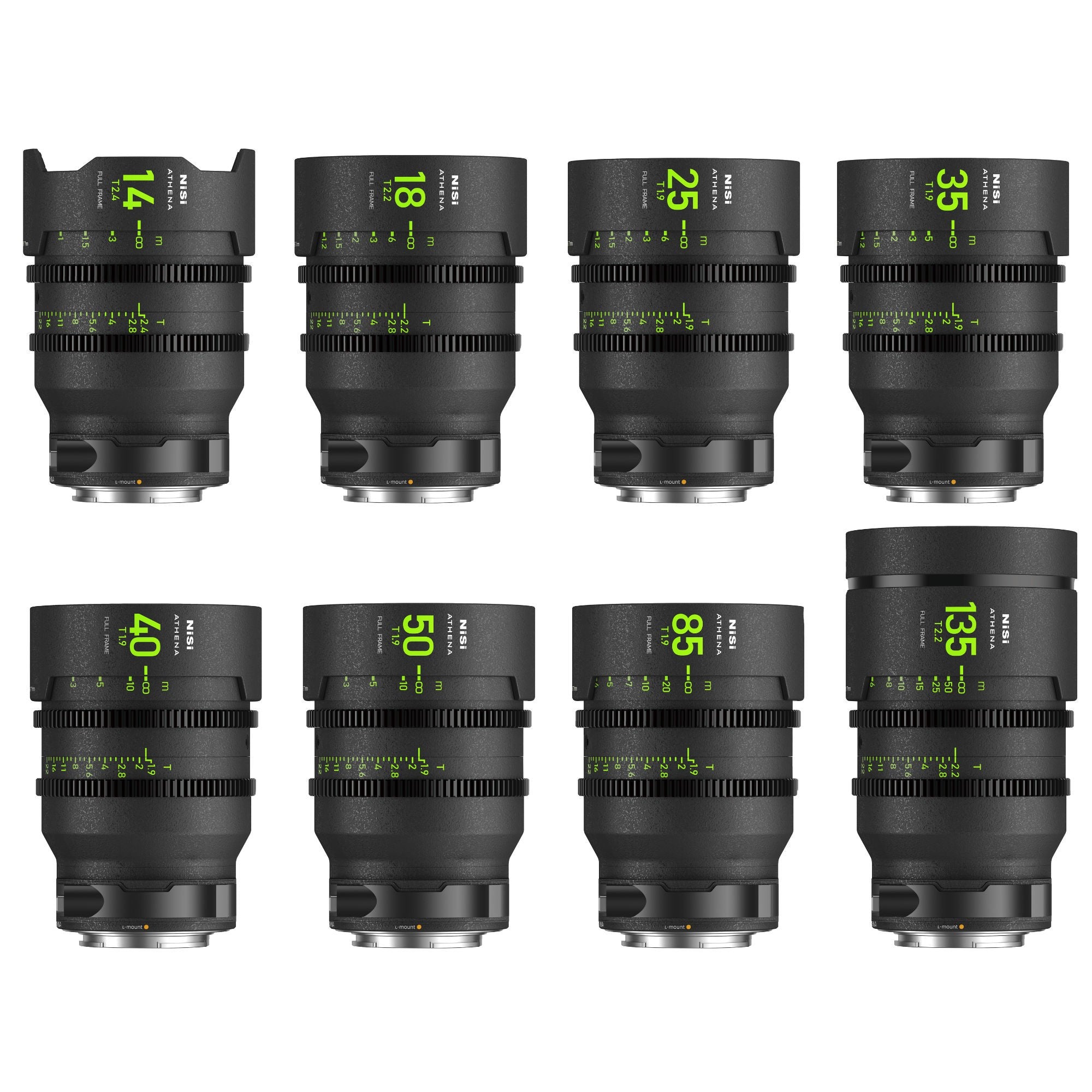 NiSi ATHENA PRIME MASTER 8-Lens Set (L Mount) - Film Gear Canada