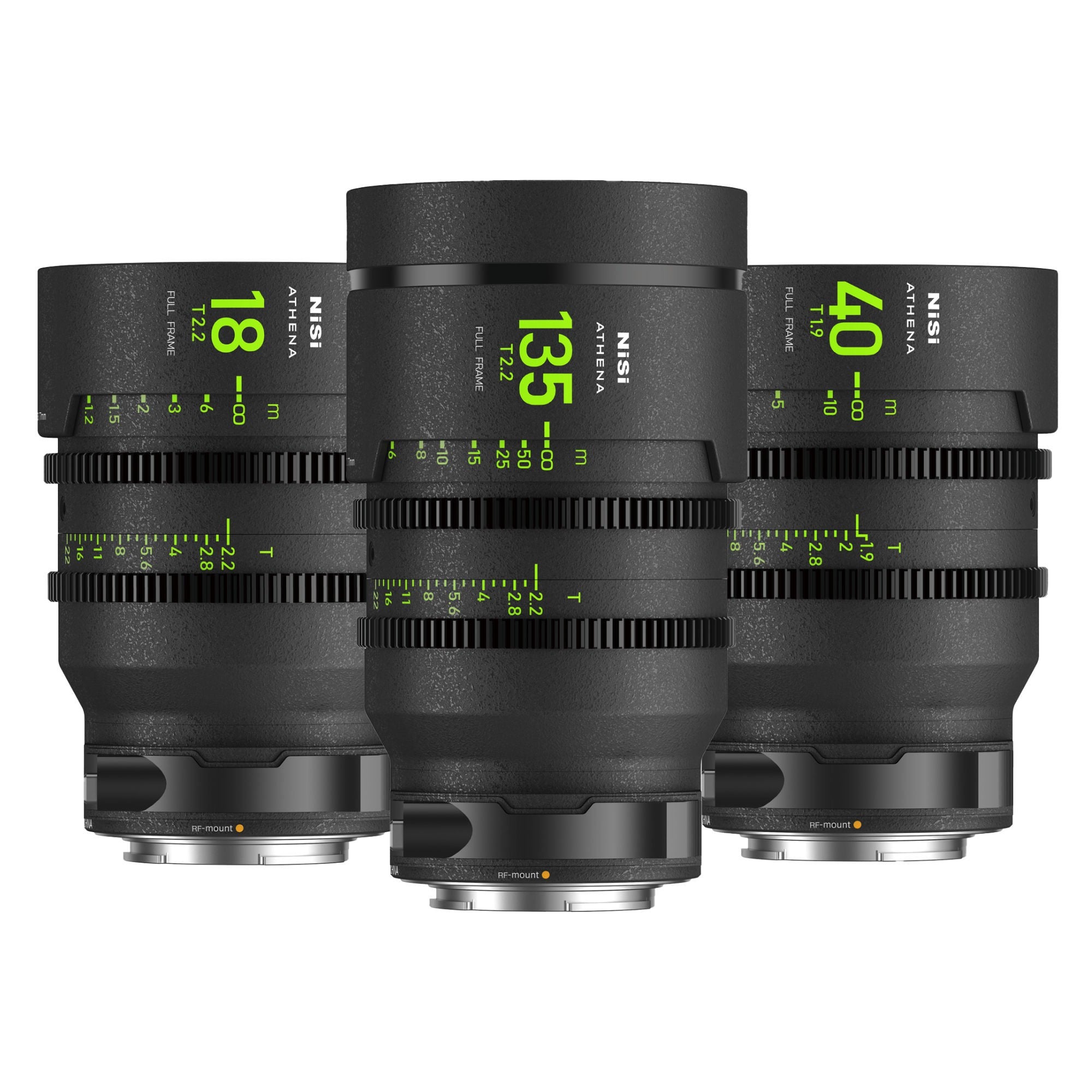 NiSi ATHENA PRIME 3-Lens Add-on Set (RF Mount) - Film Gear Canada