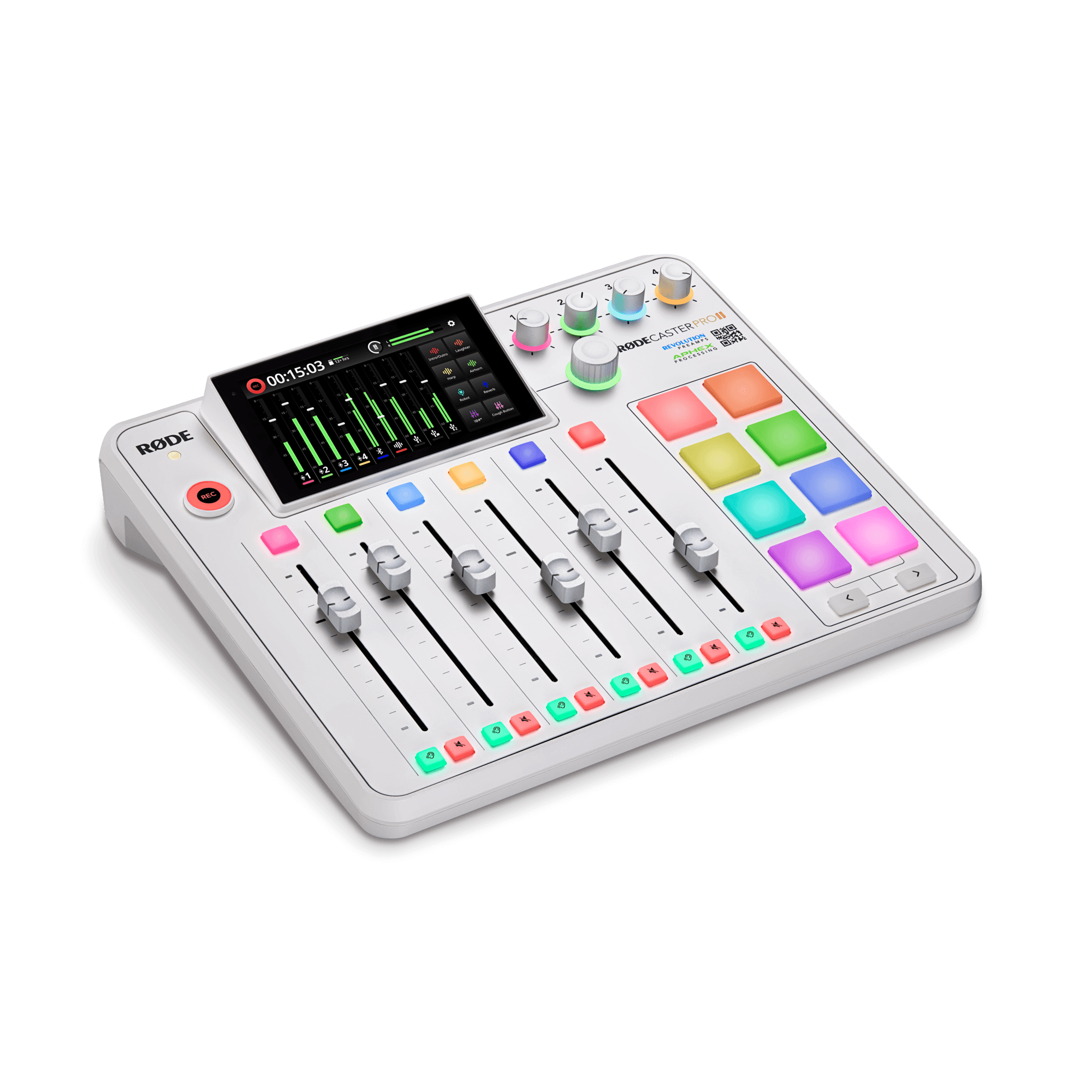 Rode Pro Podcaster Bundle (4-Person) White