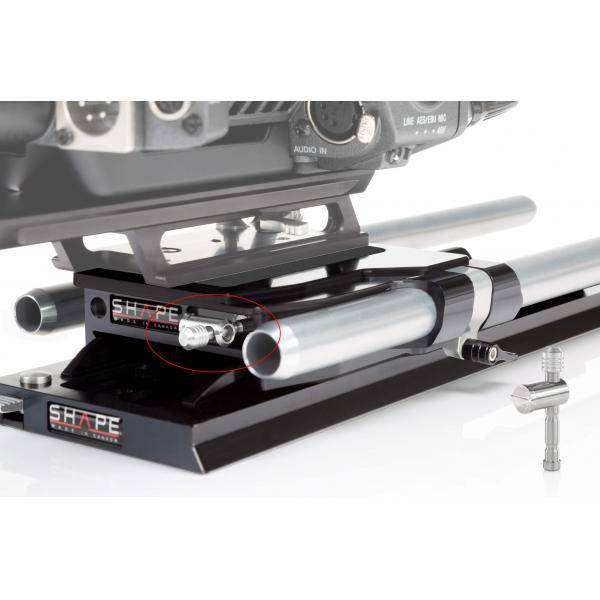 SHAPE Bridge Plate 19 mm Studio ARRI Standard with ARRI Dovetail Plate 12 inches product view 3
