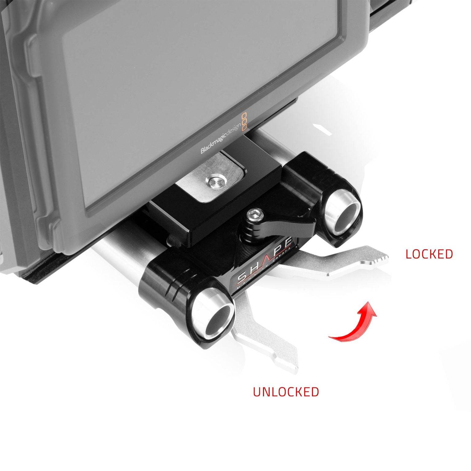 SHAPE Blackmagic Cinema Camera 6K/6K PRO/6K G2 Camera Cage, Top Handle and Rod Bloc System product view 7