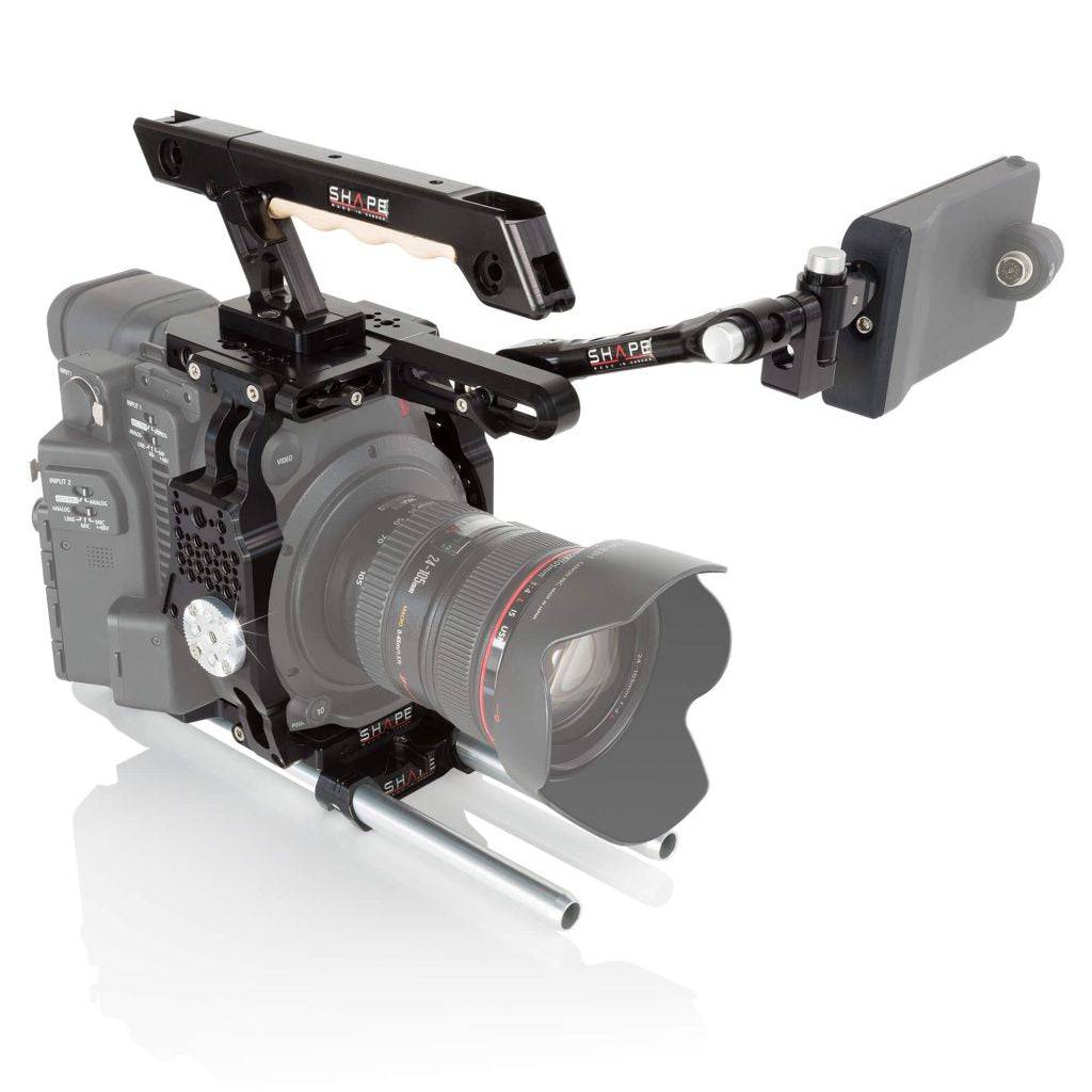 SHAPE Camera Cage, Top Handle, Rod Bloc System and View Finder Mount for Canon C200/C200B