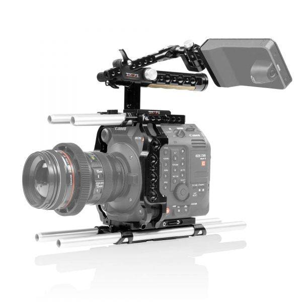 SHAPE Canon C500 MKII/C300 MKIII Camera Cage, Top Handle, Rod Bloc System and View Finder Mount