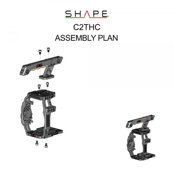 SHAPE Camera Cage with Top Handle for Canon C200/C200B product view 6