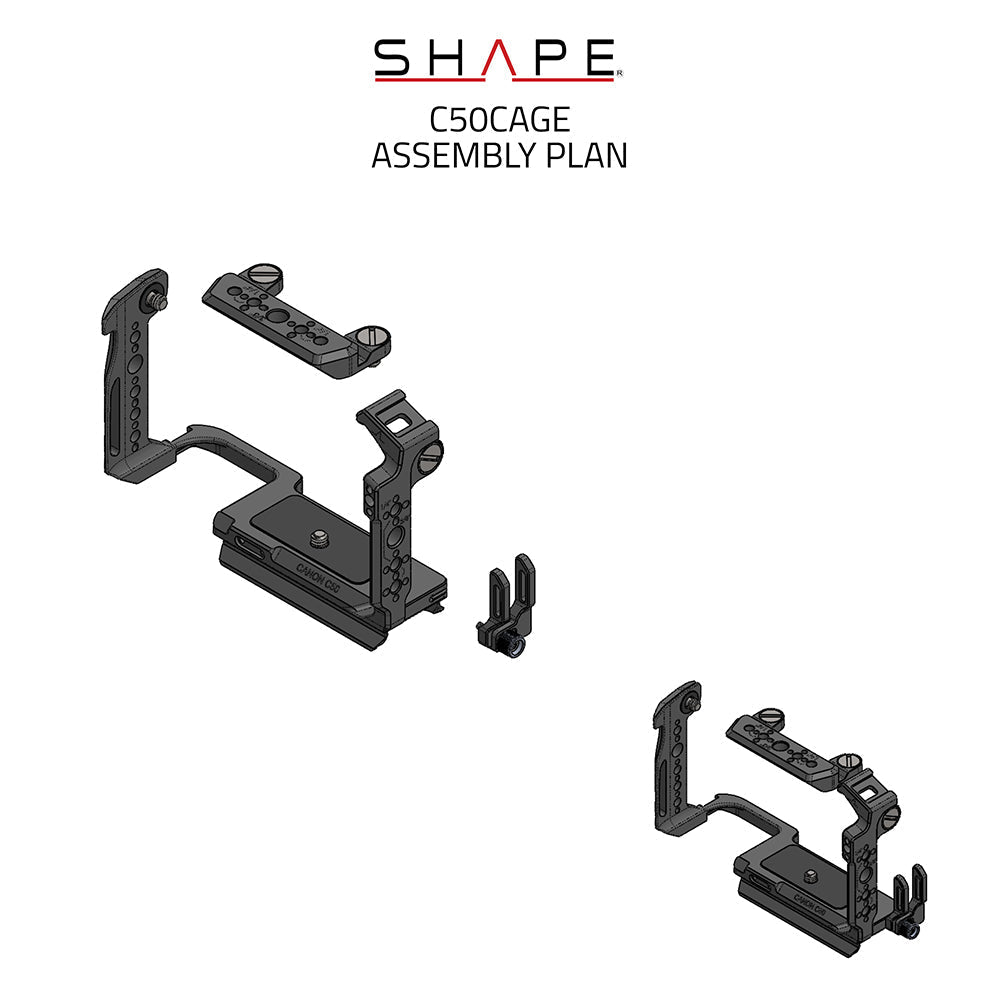 SHAPE Creator Camera Cage for Canon C50 product view 8