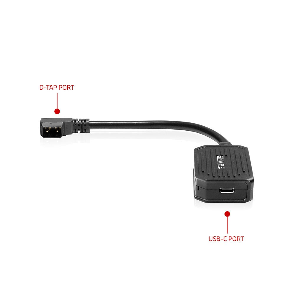 SHAPE D-Tap to USB-C Bi-Directional Charging Adapter 100W product view 4