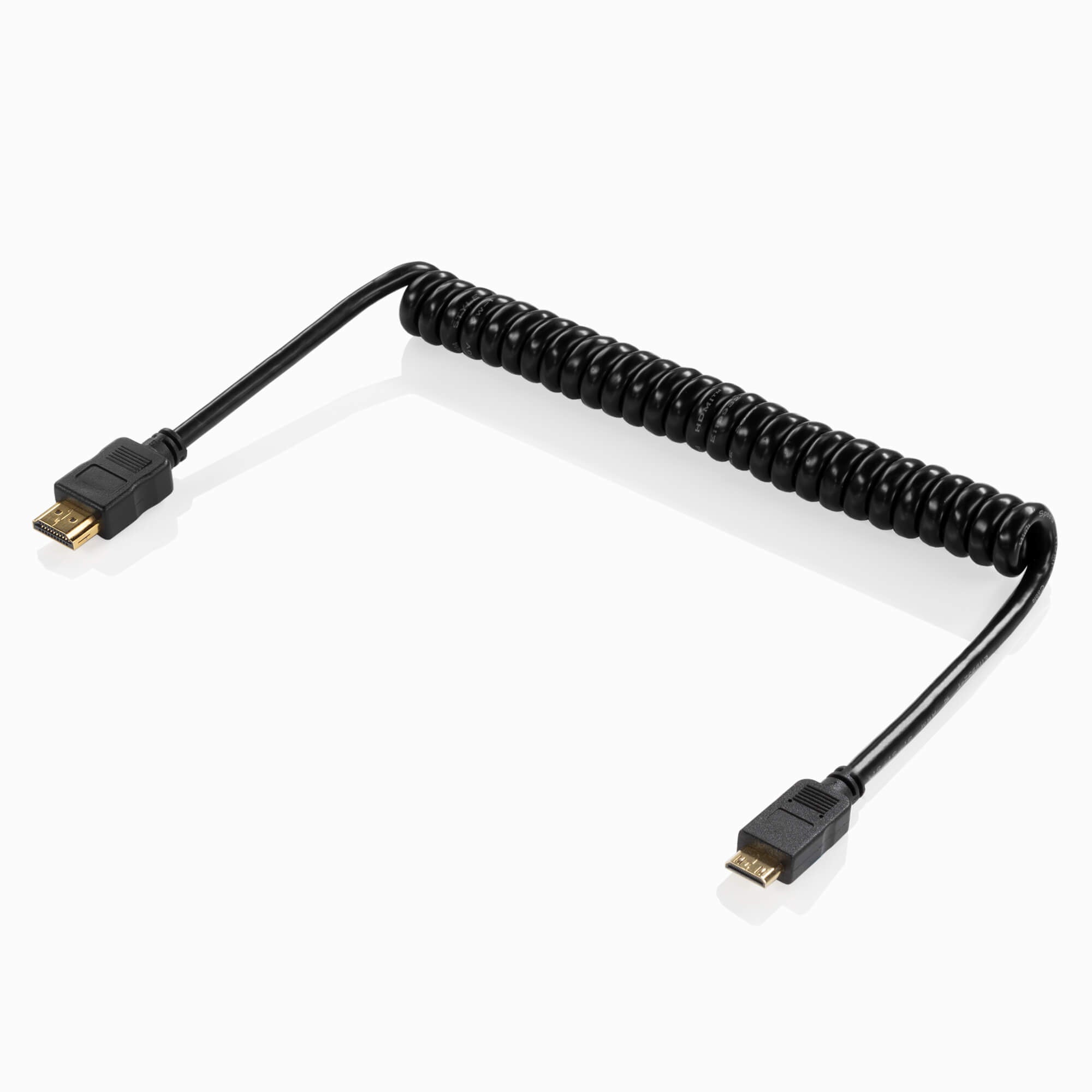 SHAPE HDMI to Mini HDMI Coiled 4K Cable 16 inches