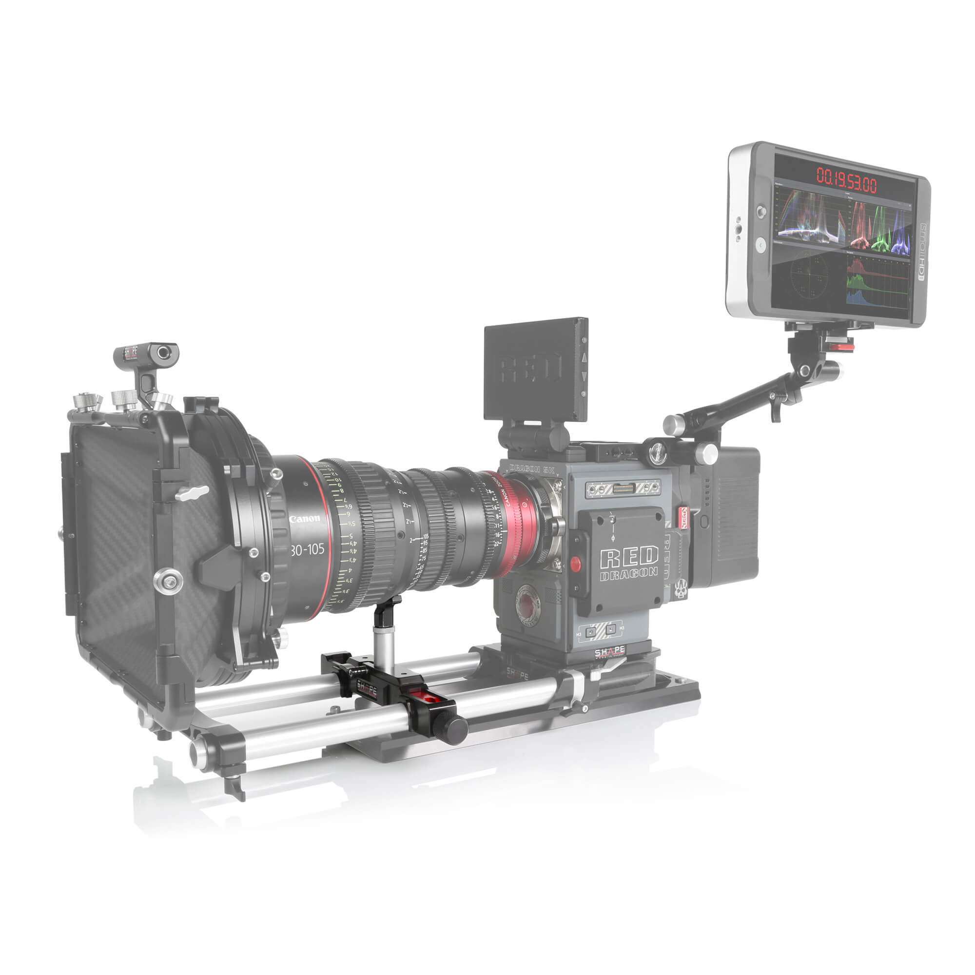 SHAPE Lens Support for 19 mm Studio Bridge Plate product view 2