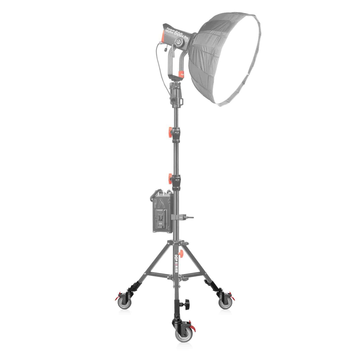 SHAPE MTELS locking light stand wheels