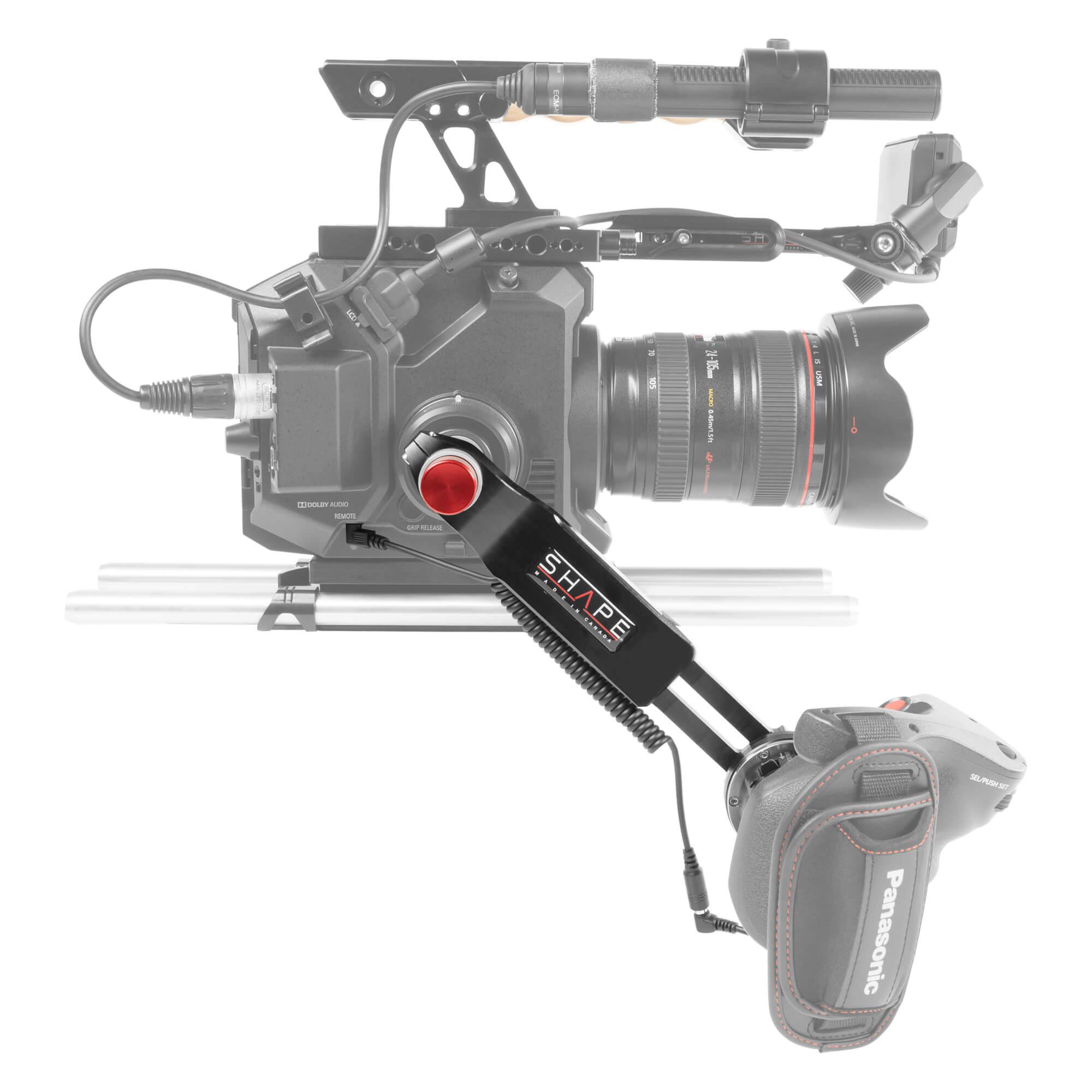 SHAPE Remote Extension Handle with Bayonet Mount and Cable for Panasonic AU-EVA1 product view 4