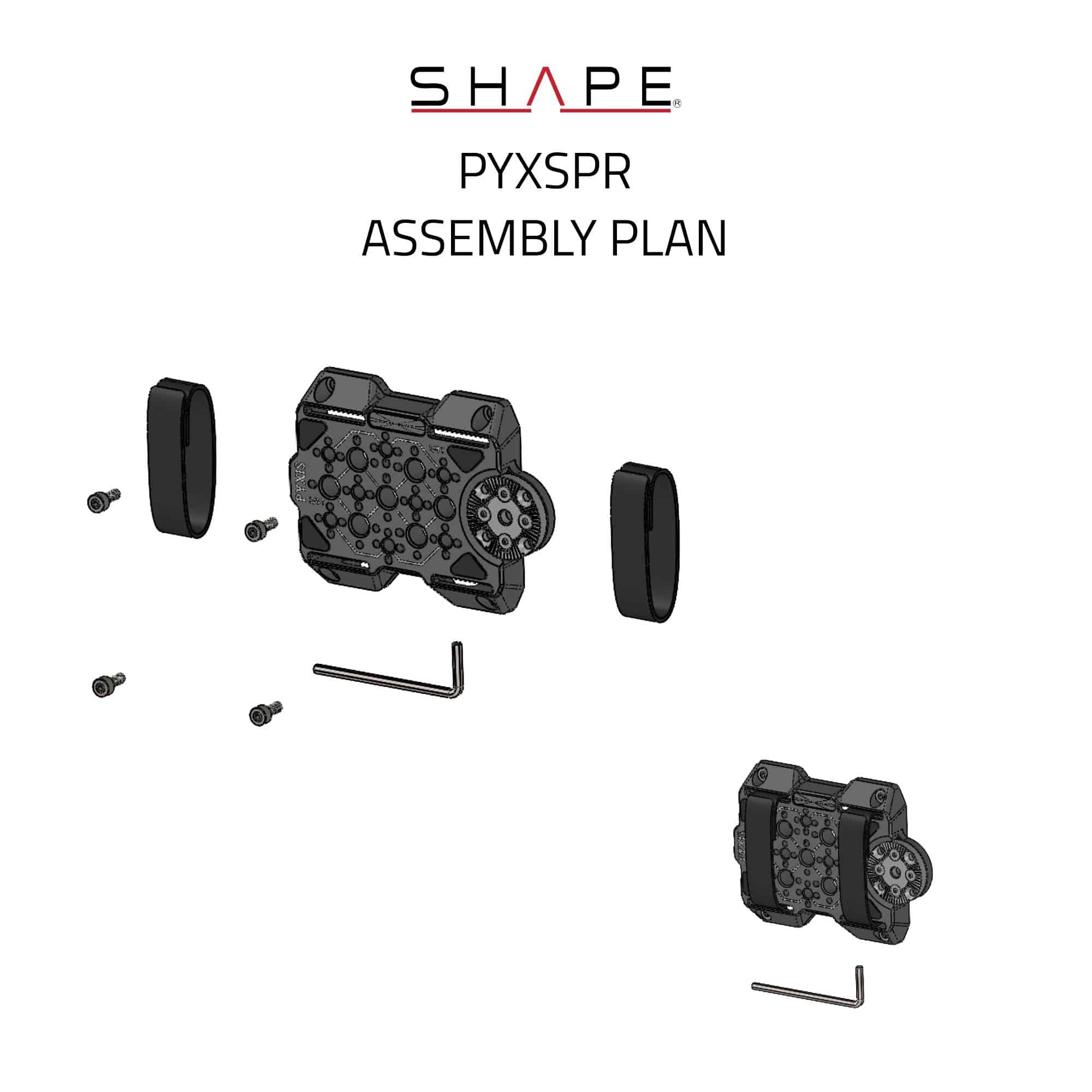 SHAPE Blackmagic PYXIS 6K Side Plate with Rosette product view 5