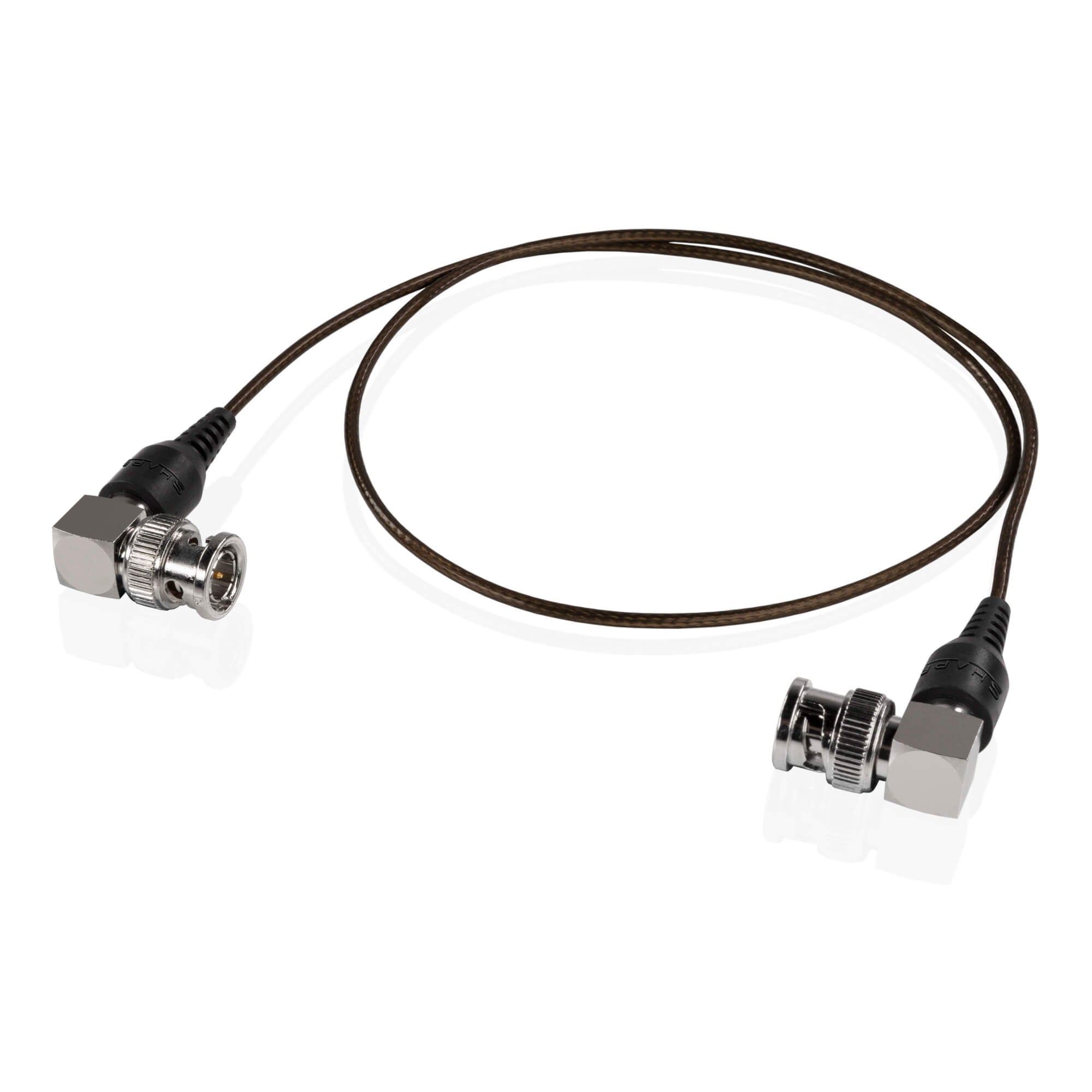 SHAPE Skinny 90-Degree BNC Cable 24 inches Black