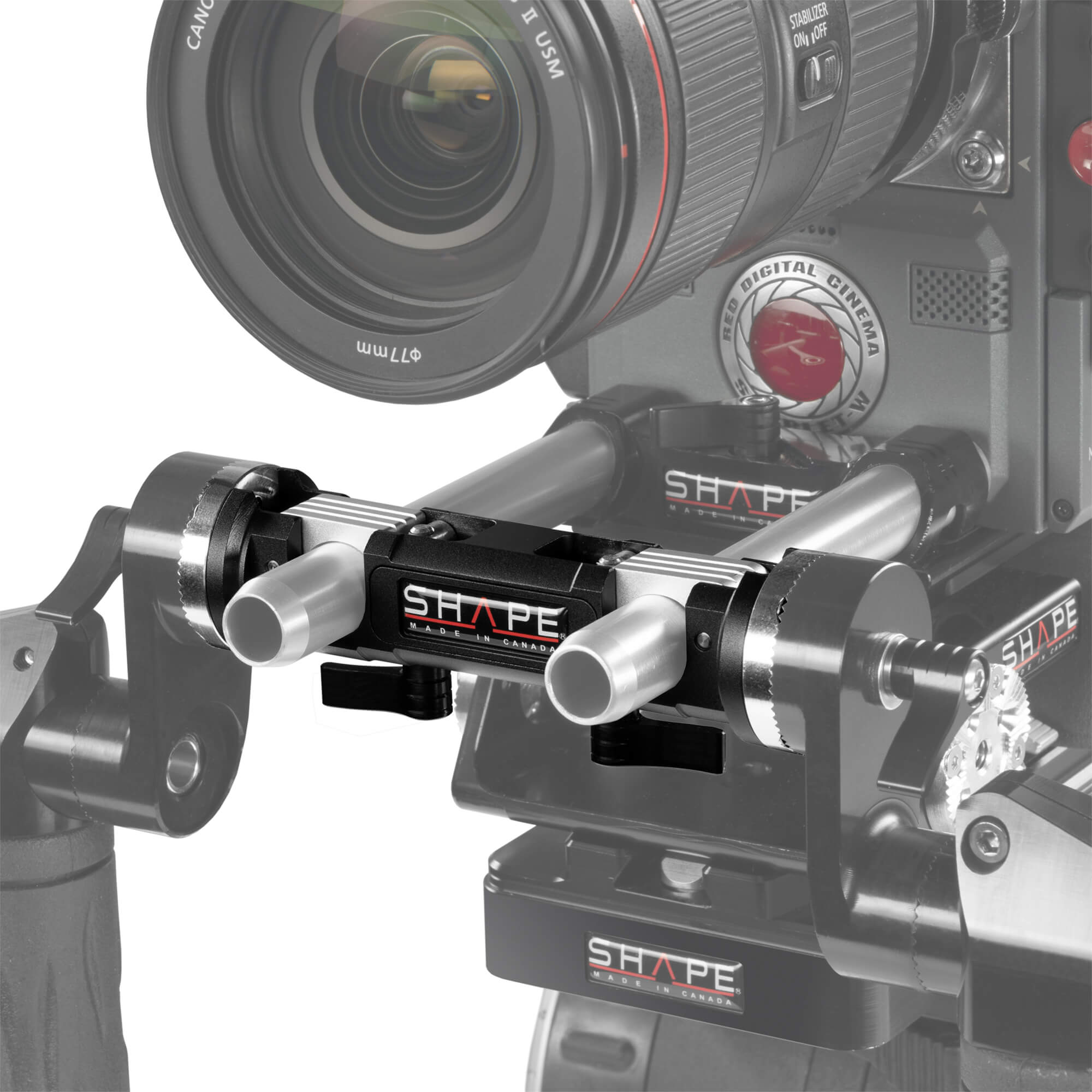 SHAPE Telescopic Handles ARRI Rosette Cuff Kit Black product view 2