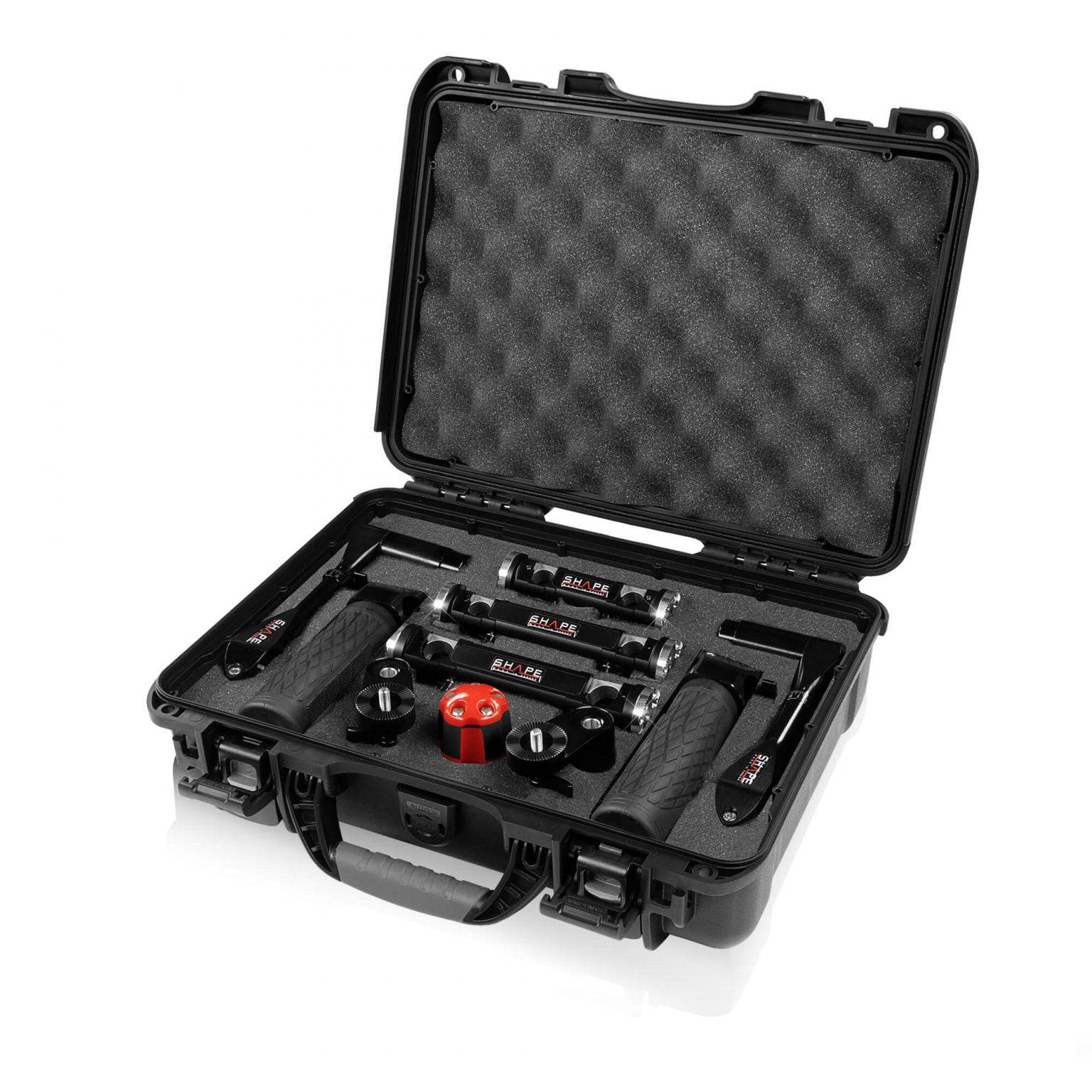 SHAPE Telescopic Handles ARRI Rosette Cuff Kit Black