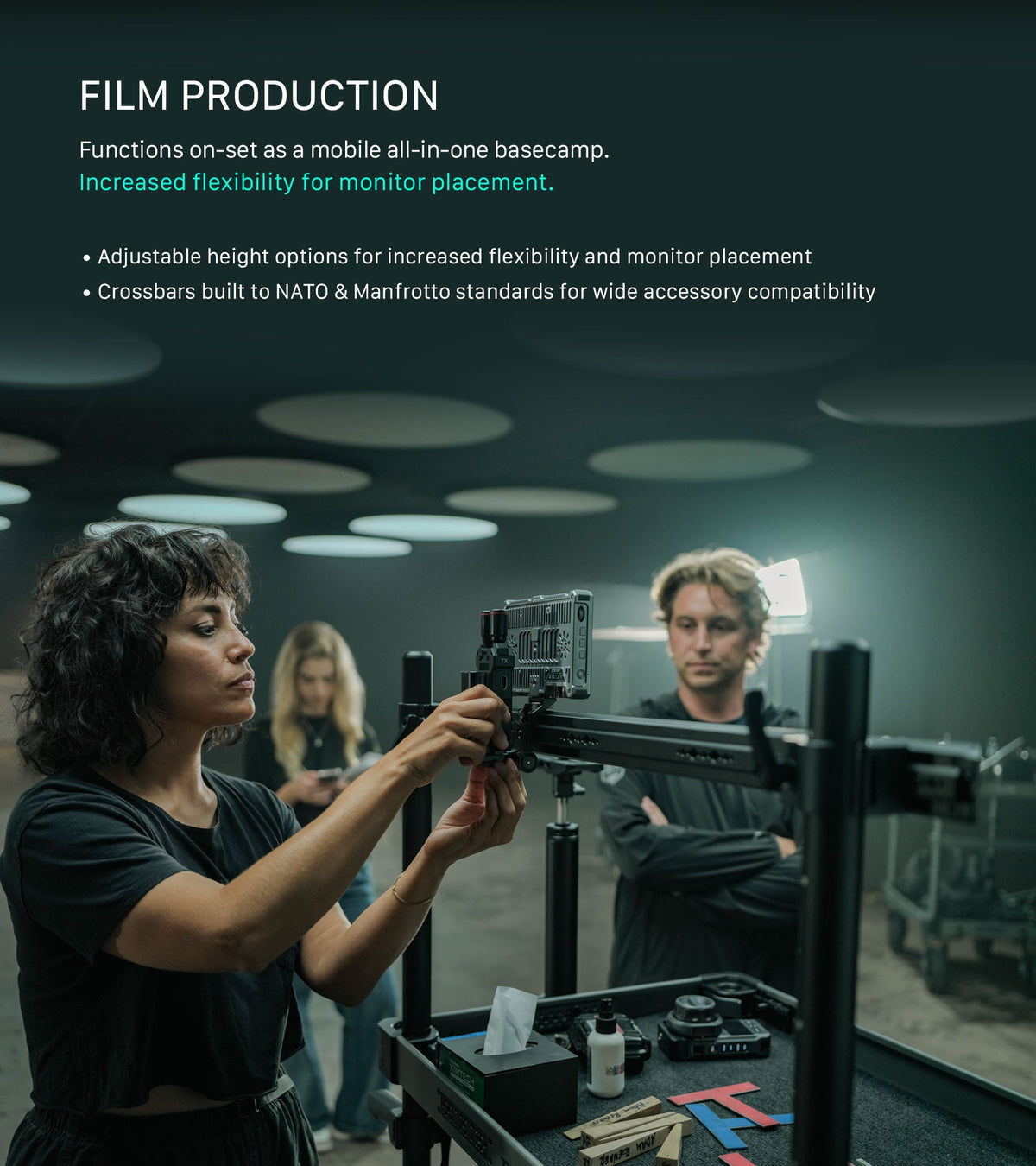 Tilta 36" Boulder Camera Cart Indie Kit feature highlight 2