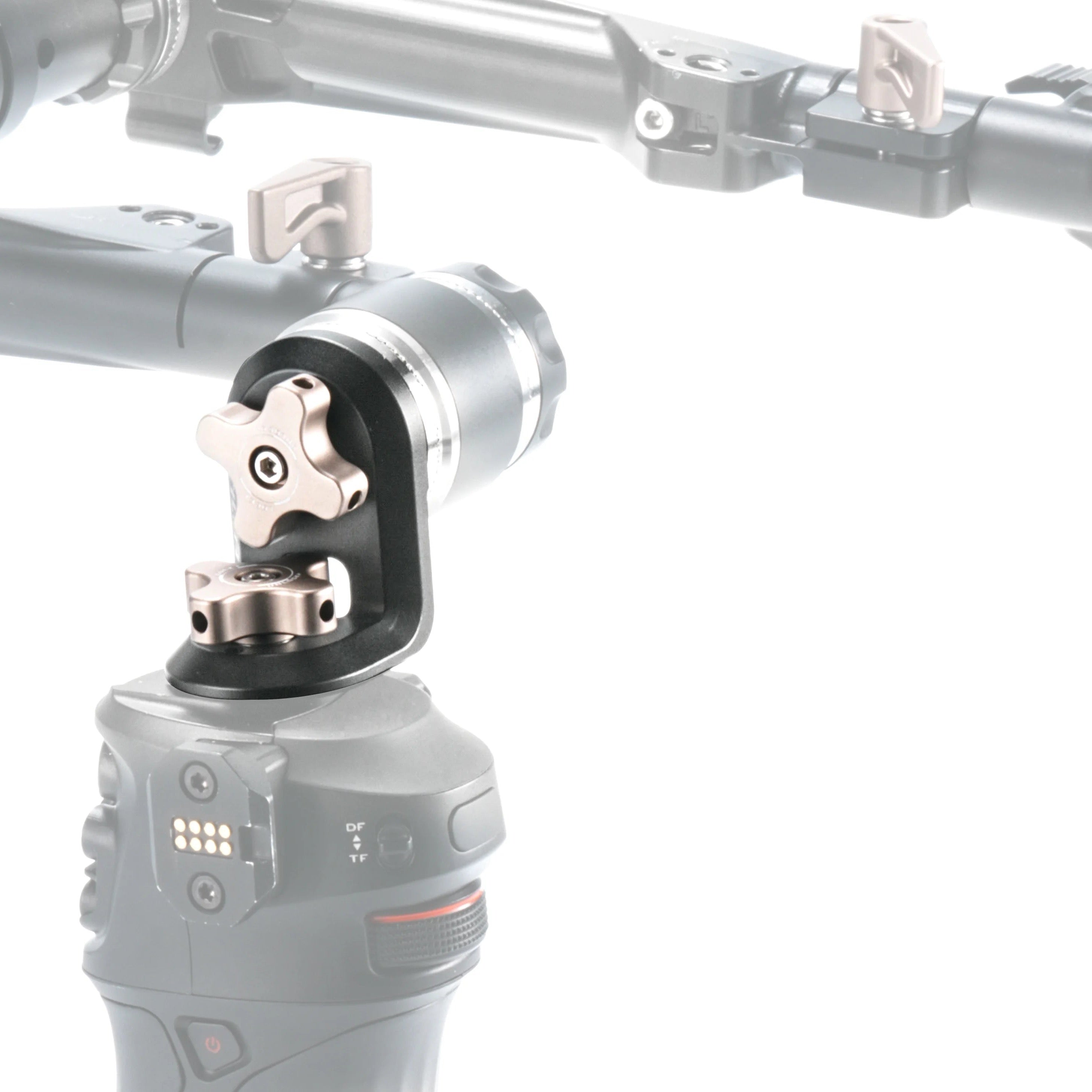Tilta Right-Angle Rosette Adapter to 1/4"-20 with Locating Pins (Black) square product image 2