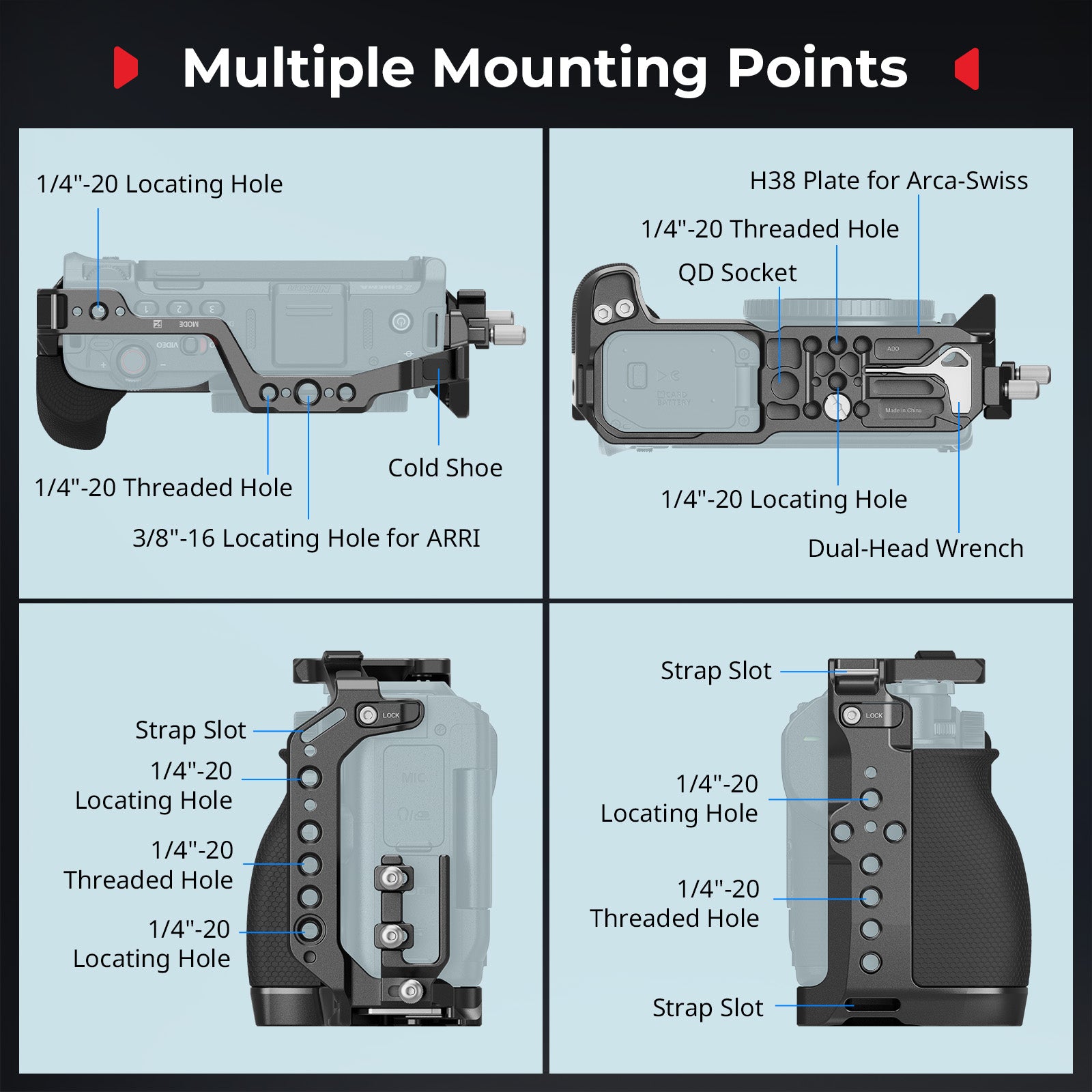 SmallRig Basic Cage Kit for Nikon ZR 5467