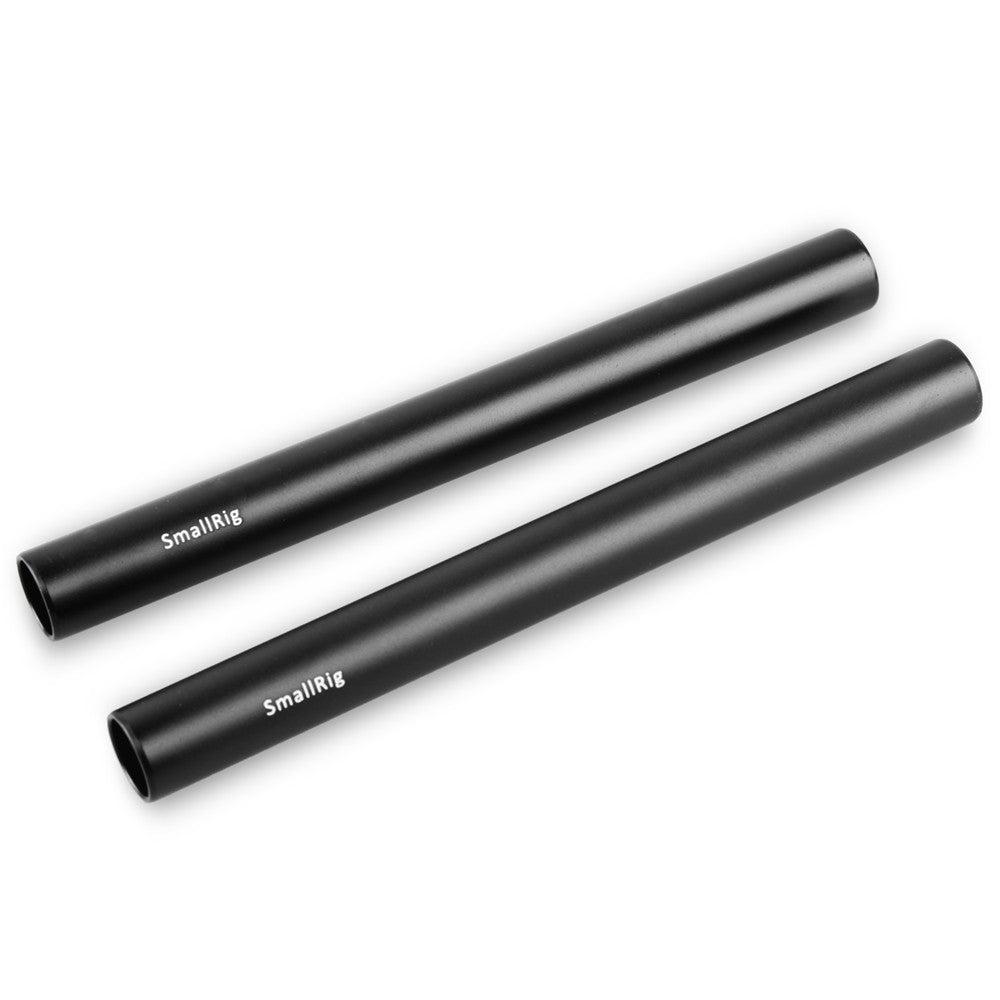 SmallRig 2 pcs 15mm Black Aluminum Alloy Rod (Multiple Sizes) - Filmgear Canada