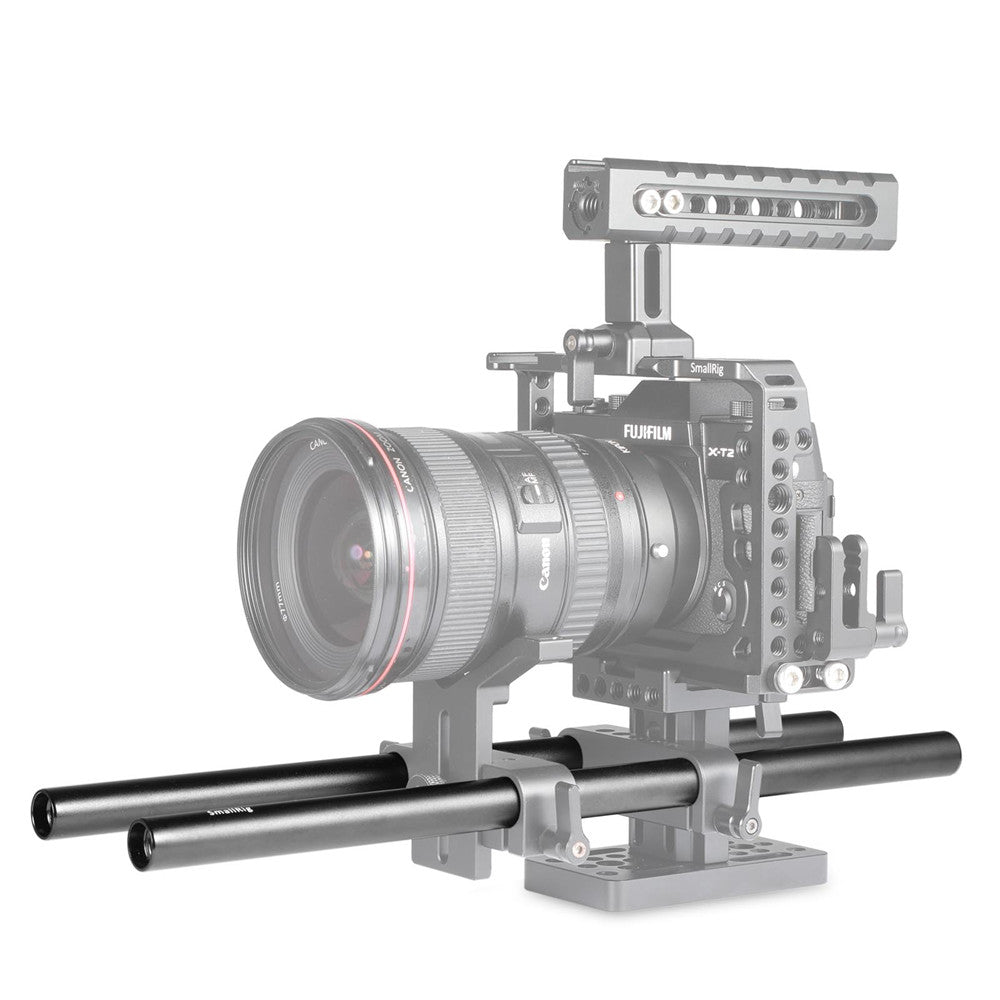 SmallRig 2 pcs 15mm Black Aluminum Alloy Rod (Multiple Sizes) - Filmgear Canada