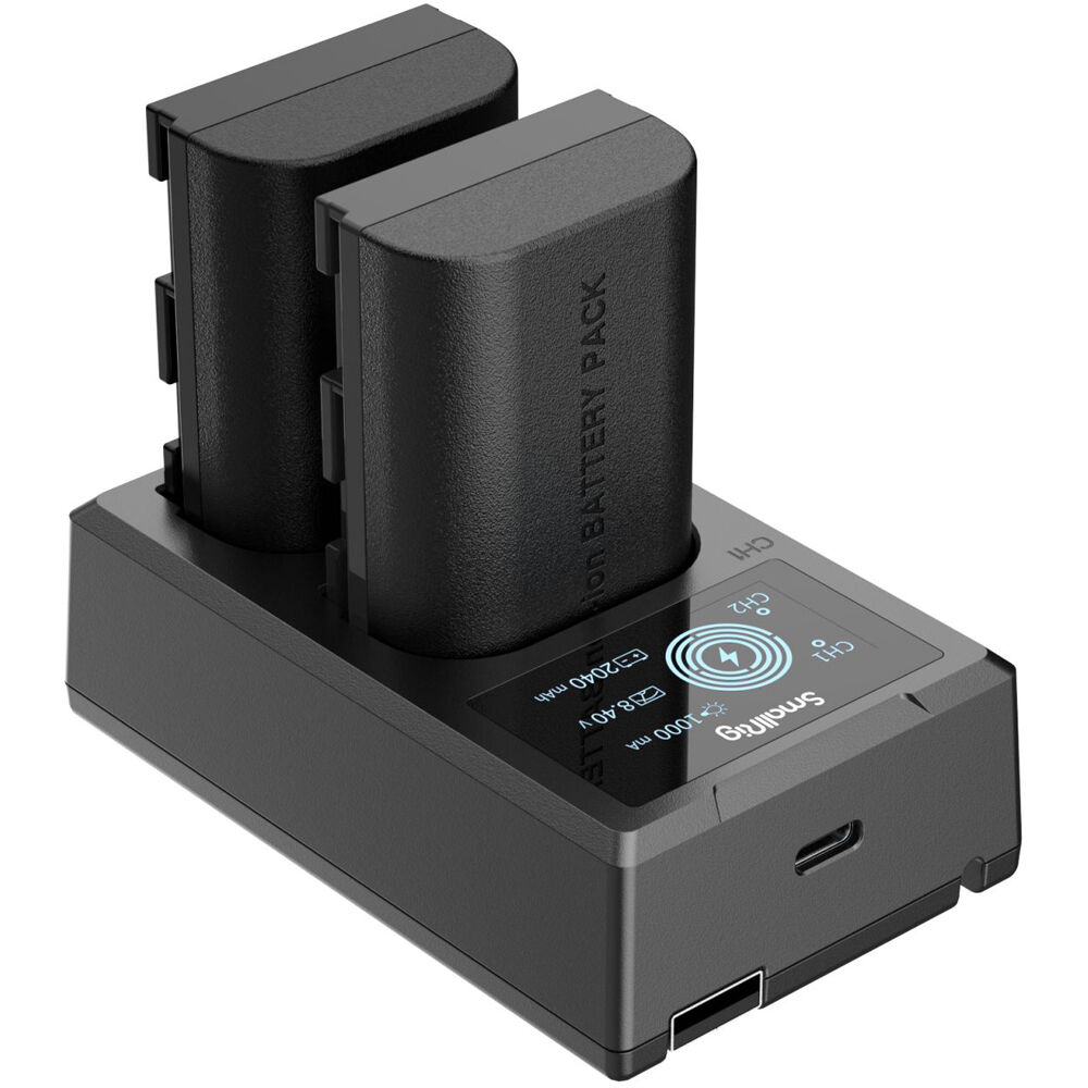SmallRig LP-E6NH (Canon EOS) 2-Battery Kit with Dual Charger #3821
