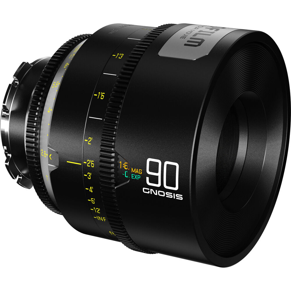 DZOFILM DZOFilm 90mm T2.8 Gnosis Macro Prime Lens (LPL with PL & EF Mounts, Feet) - Film Gear Canada