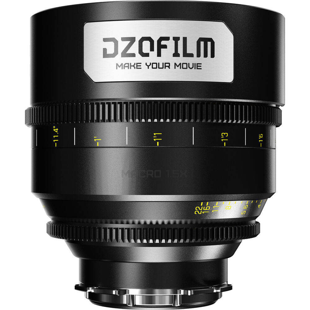 DZOFILM DZOFilm 90mm T2.8 Gnosis Macro Prime Lens (LPL with PL & EF Mounts, Feet) - Film Gear Canada
