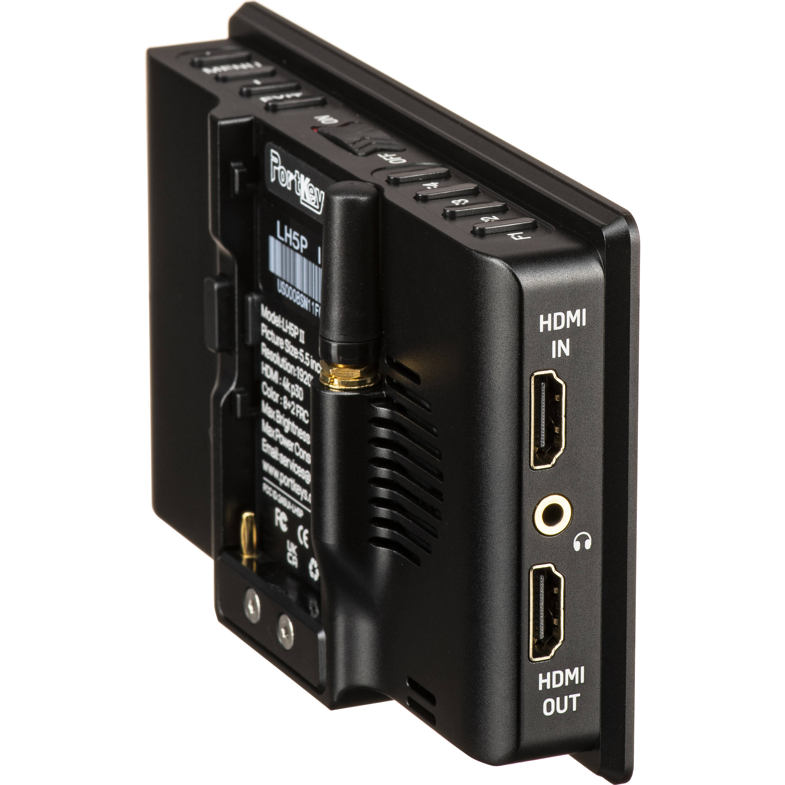 PortKeys LH5P II 4K HDMI 5.5'' 2200 NIT Touch Screen Monitor with Wireless/Wired Camera Control