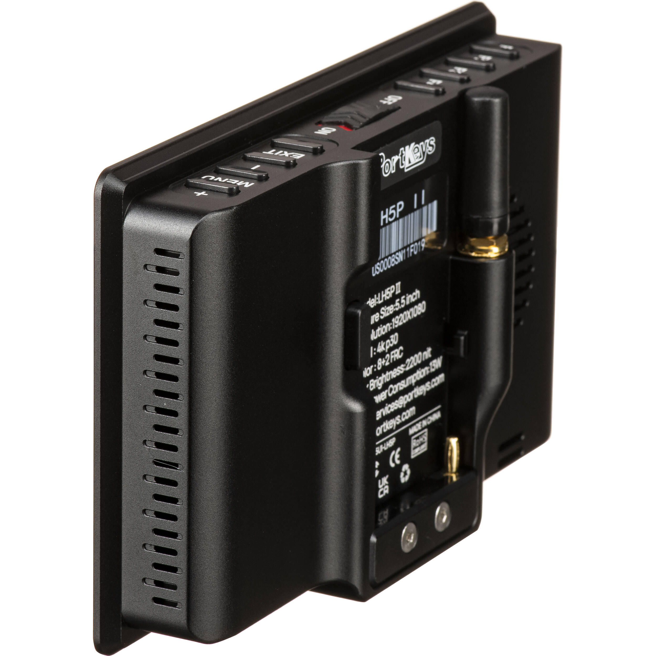 PortKeys LH5P II 4K HDMI 5.5'' 2200 NIT Touch Screen Monitor with Wireless/Wired Camera Control