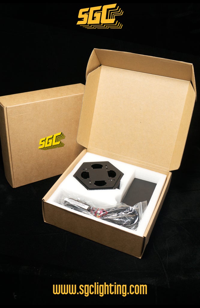 SGC External Quad-Bank 4 Battery Charging Station Set for Prism and Hybrid Tubes - Filmgear Canada