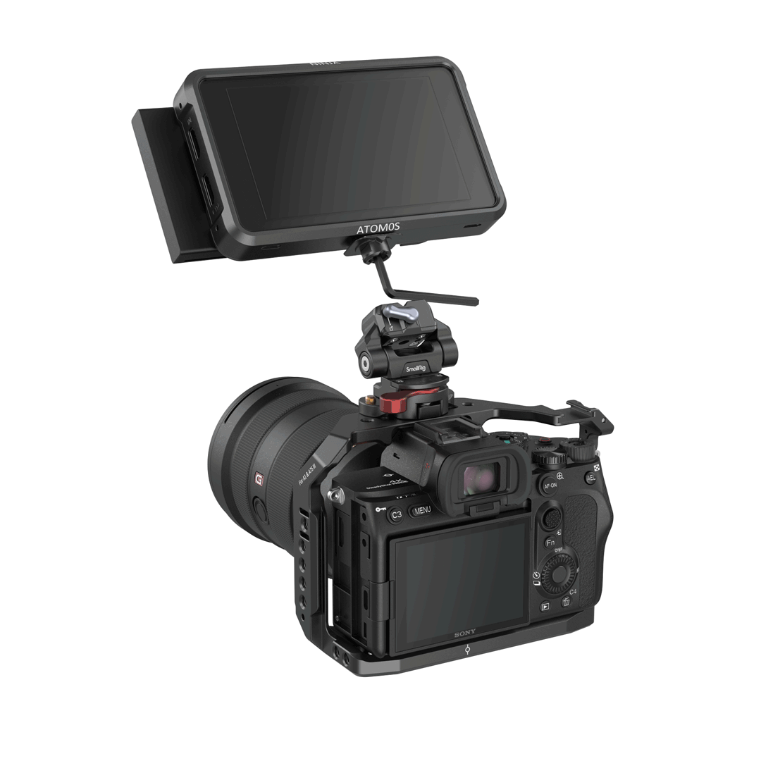 SmallRig Drop-in HawkLock mini Quick Release Monitor Mount with NATO Clamp 3601 - Filmgear Canada