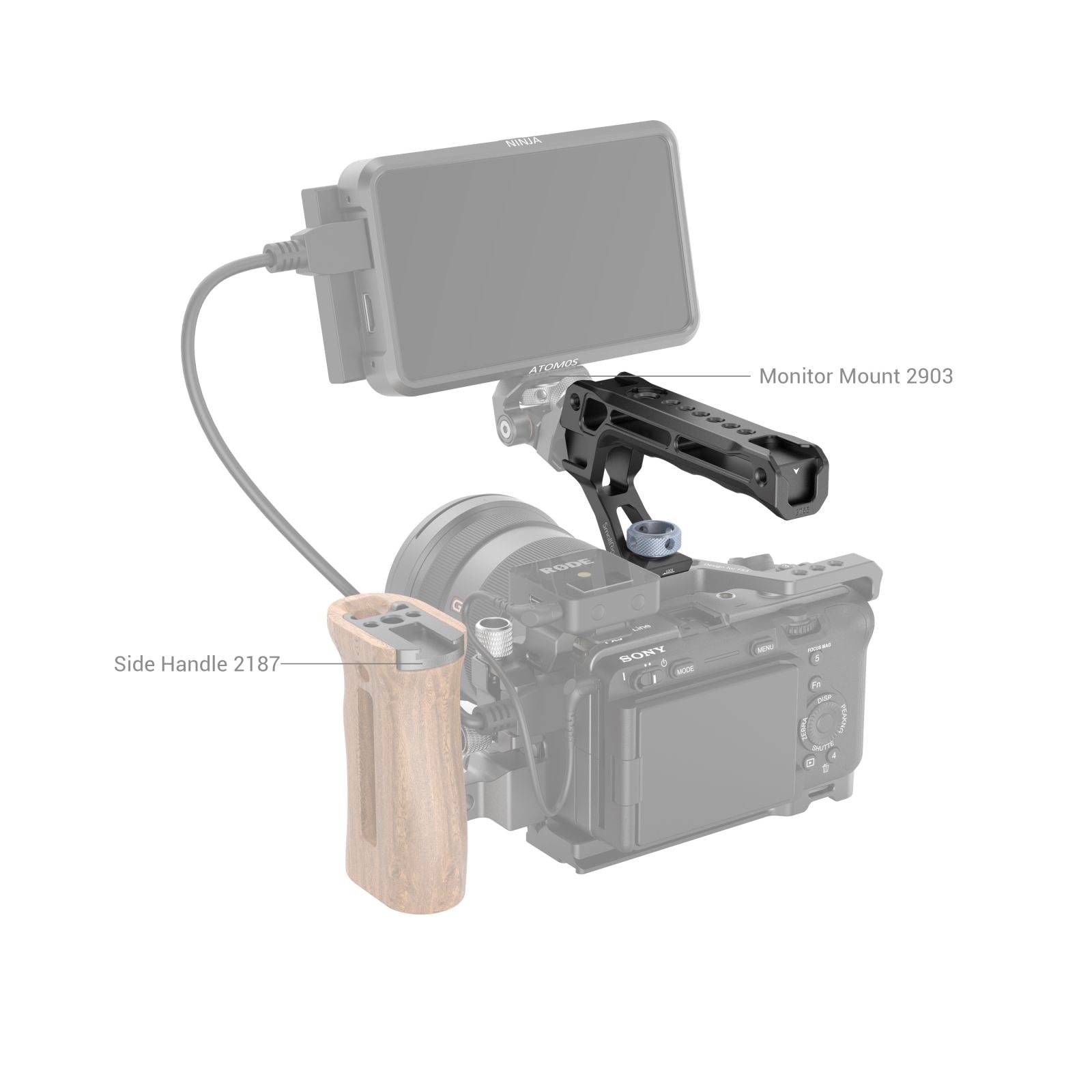 SmallRig ARRI Locating Top Handle(Lite)3765 - Filmgear Canada