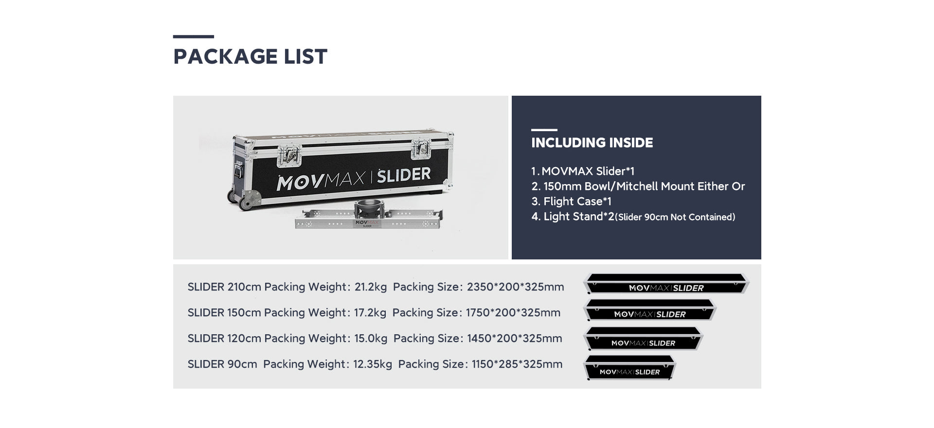 MOVMAX Cine Slider - Filmgear Canada