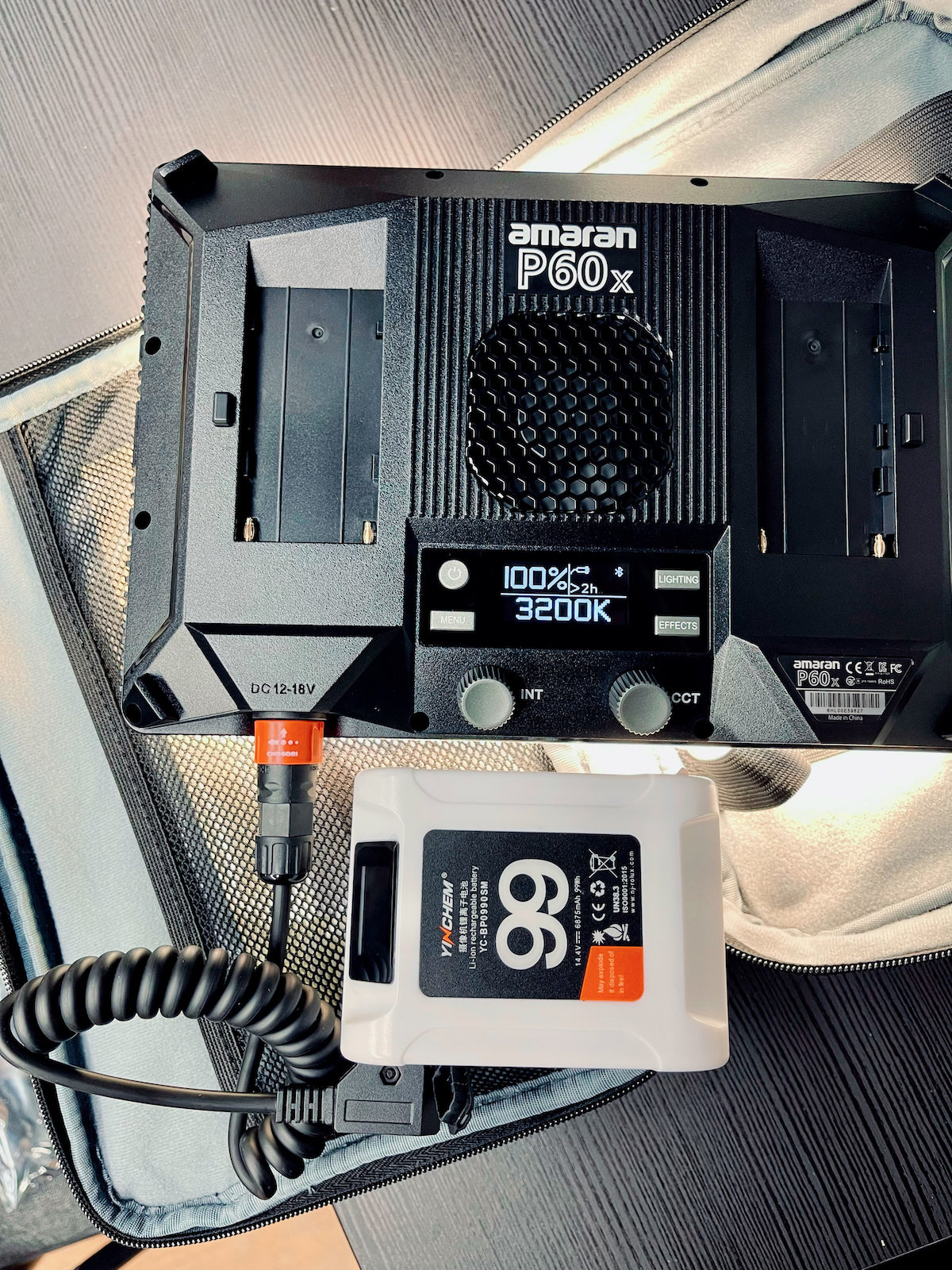 Aputure Amaran D-Tap Power Cable (2-Pin) for P60C / P60X - Filmgear Canada