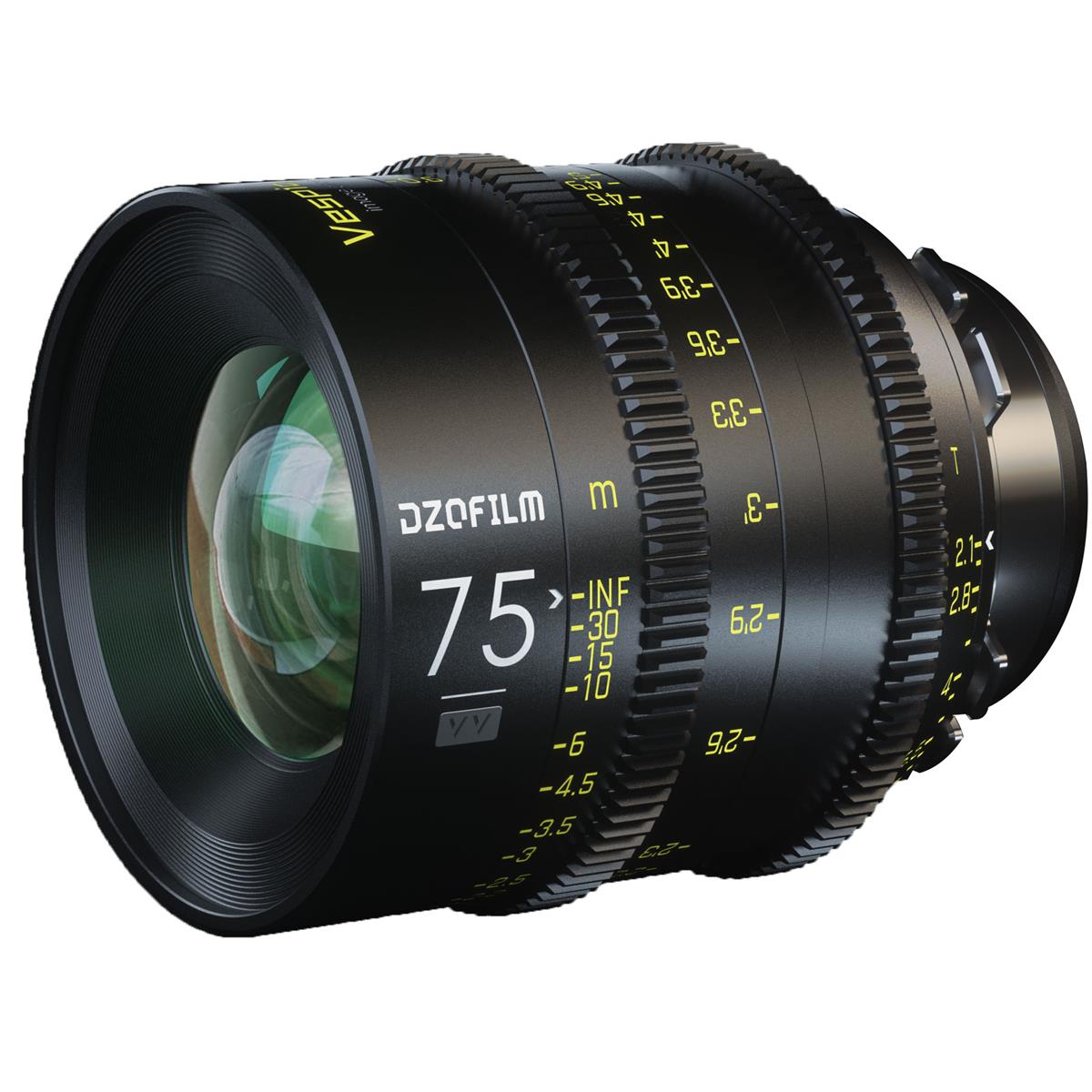 DZOFILM Vespid Full Frame Cine Prime 75mm T2.1 Lens (PL Mount) - Filmgear Canada