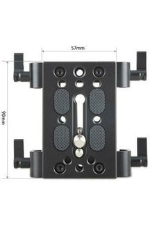 SmallRig Baseplate with Dual 15mm Rod Clamp #1798 - Filmgear Canada