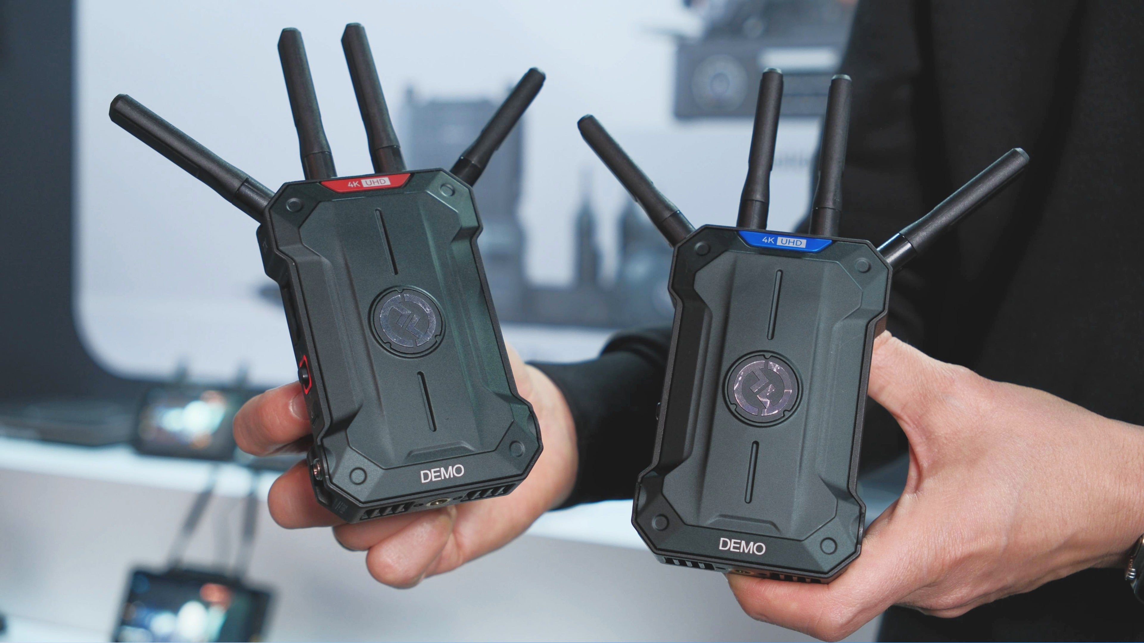 Hollyland Pyro Ultra and Pyro S wireless video monitoring systems side-by-side comparison