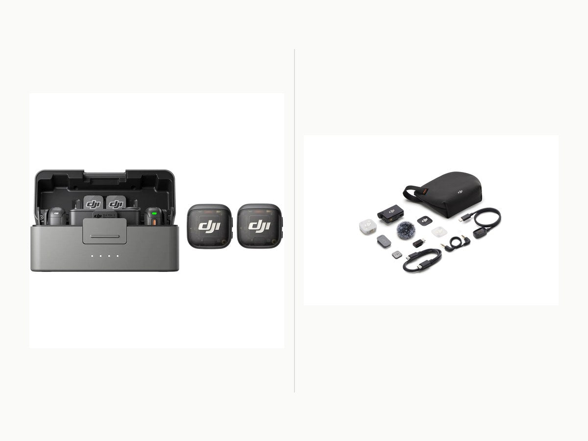 DJI Mic 3 and DJI Mic Mini 2 wireless microphone systems compared