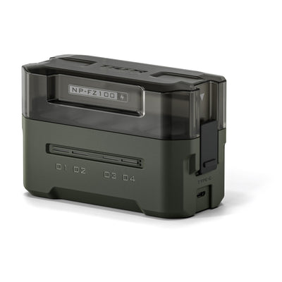 Tilta Portable Charging Station for NP-FZ100 (4 Channel) in Green