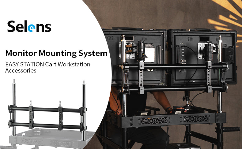 Selens 30" Camera Cart Monitor Mounting System (SAB13-MMS30)