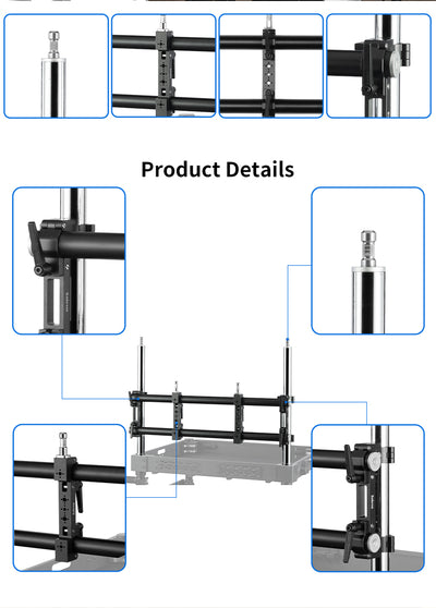 Selens 55" Camera Cart Monitor Mounting System (SAB13-MMS50)