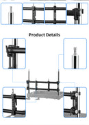 Selens 55" Camera Cart Monitor Mounting System (SAB13-MMS50)