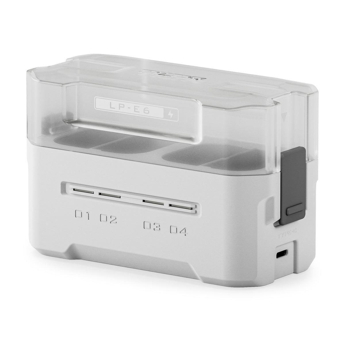 Tilta Portable Charging Station for LP-E6 (4 Channel), Off White, Charger Only