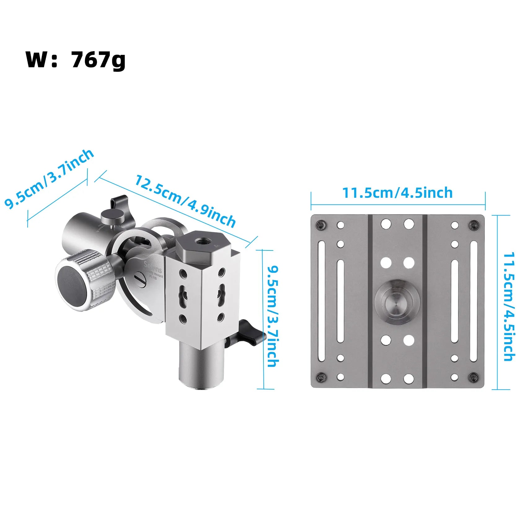 Selens Quick Release Monitor Mount System Monitor Arm (F115B)