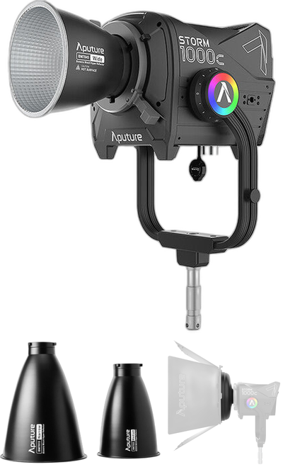 STORM 1000c bundle with free Reflector Kit and Barn Doors